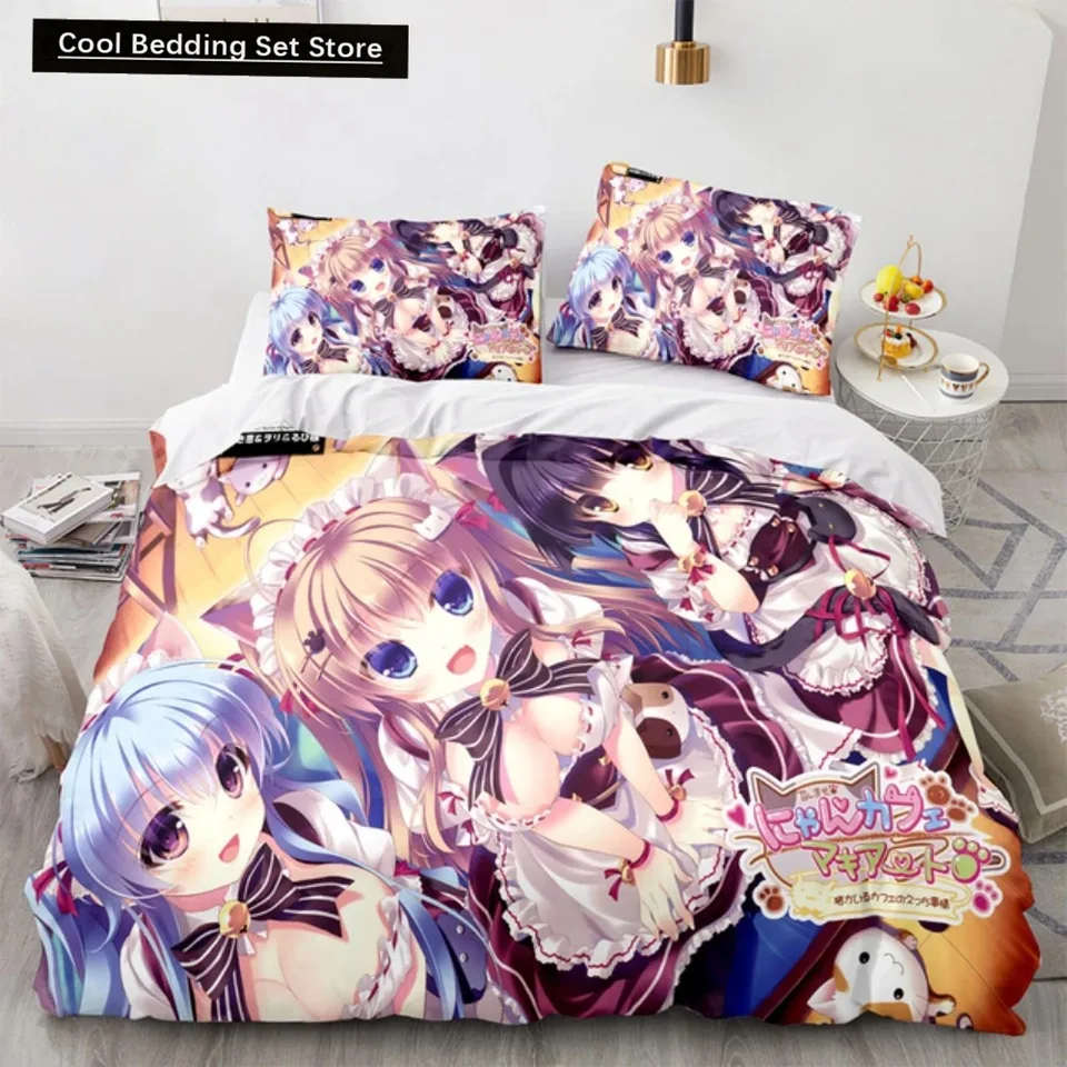 Kotori Isuka cosplay podstielka sada anime dátum živé kostýmy obliečka na krutosť sada dvojitého kráľa dvojča v plnej veľkosti posteľ bielizeň pre dospelých darček