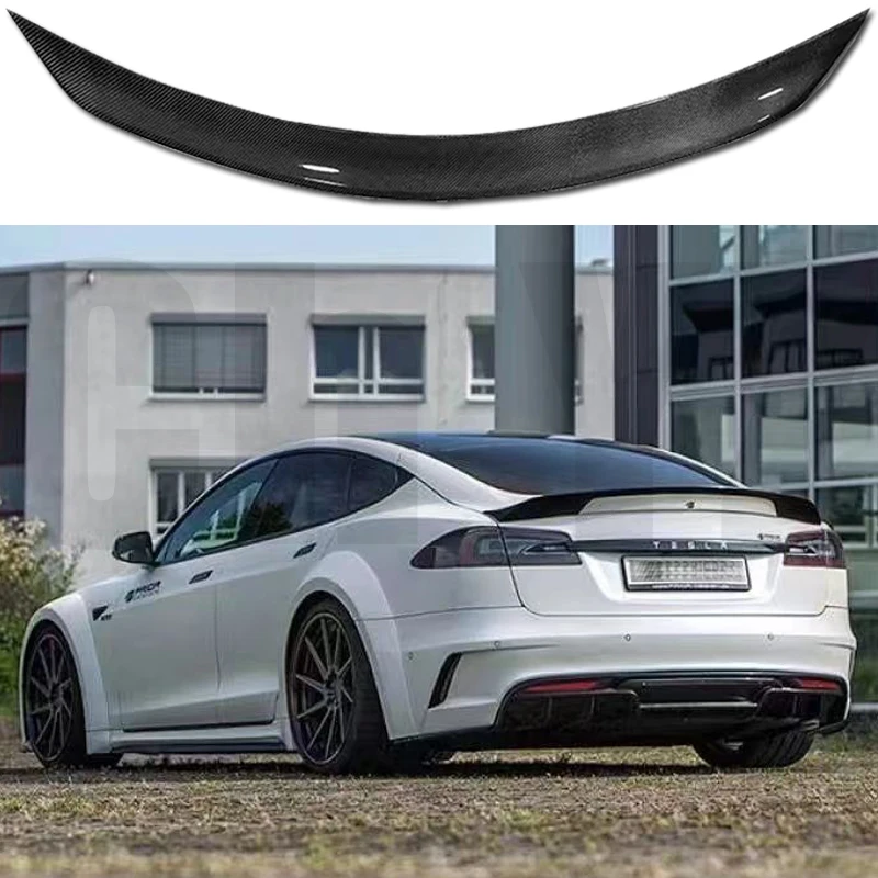 Kované krídlo Spiler Cuiler Kované uhlíkové vlákno pre SPOILER TESLA MODEL SI 2014 - 2019