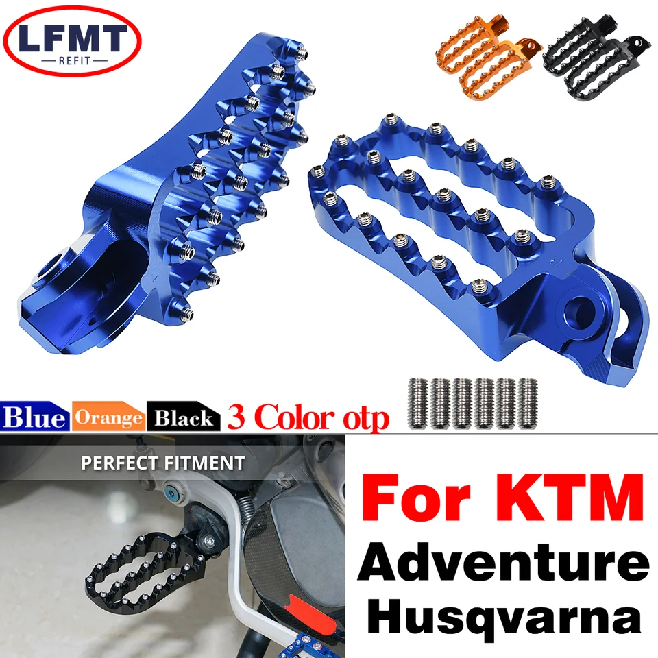 Kované pegs kolóny Footrest Footpegs leží pre KTM 1290 1190 1090 990 950 790 690 Adventure Supermoto Super Adv RT Enduro SMC SMR