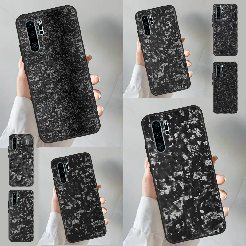 Kované uhlíkové puzdro pre Huawei Nova Y70 Y60 Y90 Y91 Y61 9 10 SE 11i 8i 7i 3i 5T P30 P30 Lite P60 Pro Funda