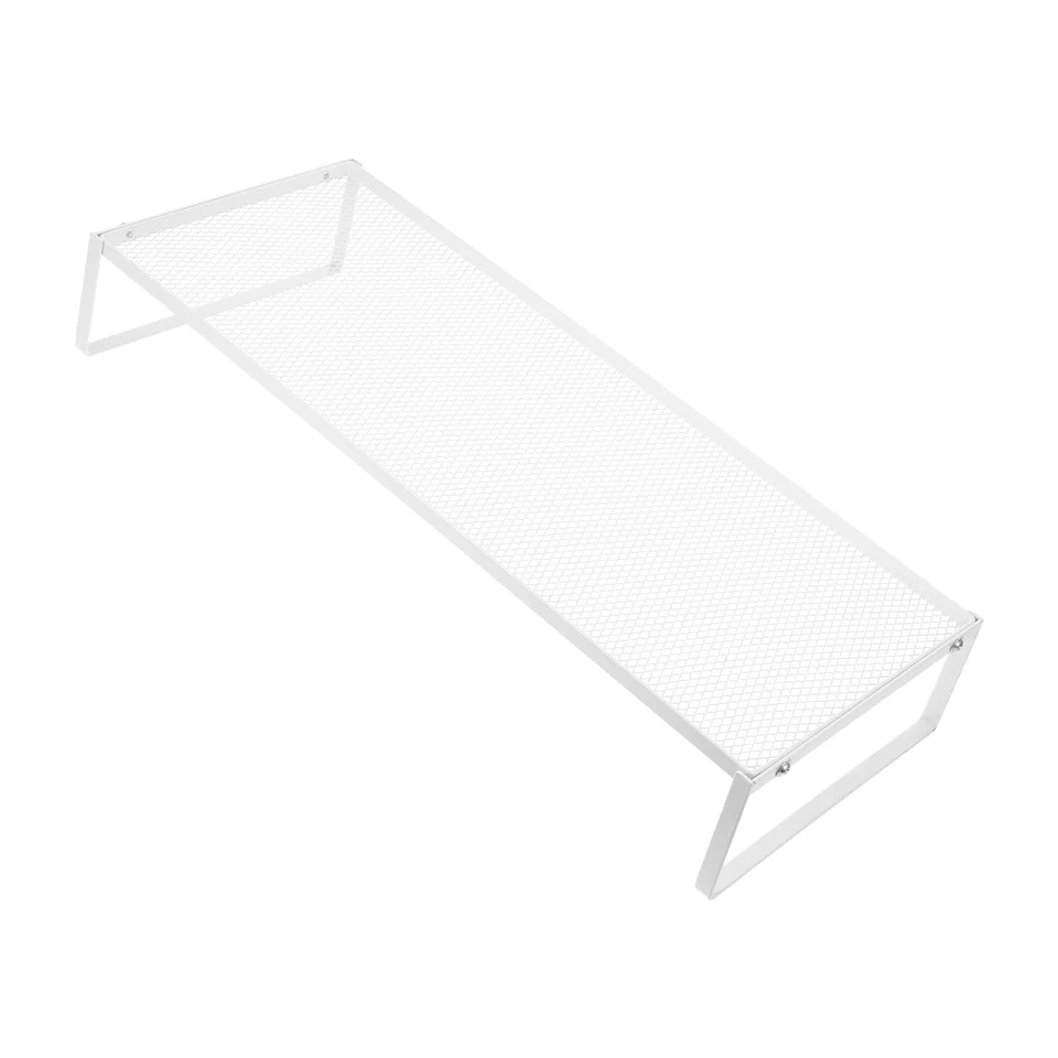 Kované železné monitorové stojany Zvýšené stúpačky prenosného počítača Zvýšené pre notebook Biele 4800x1950 x 800 cm