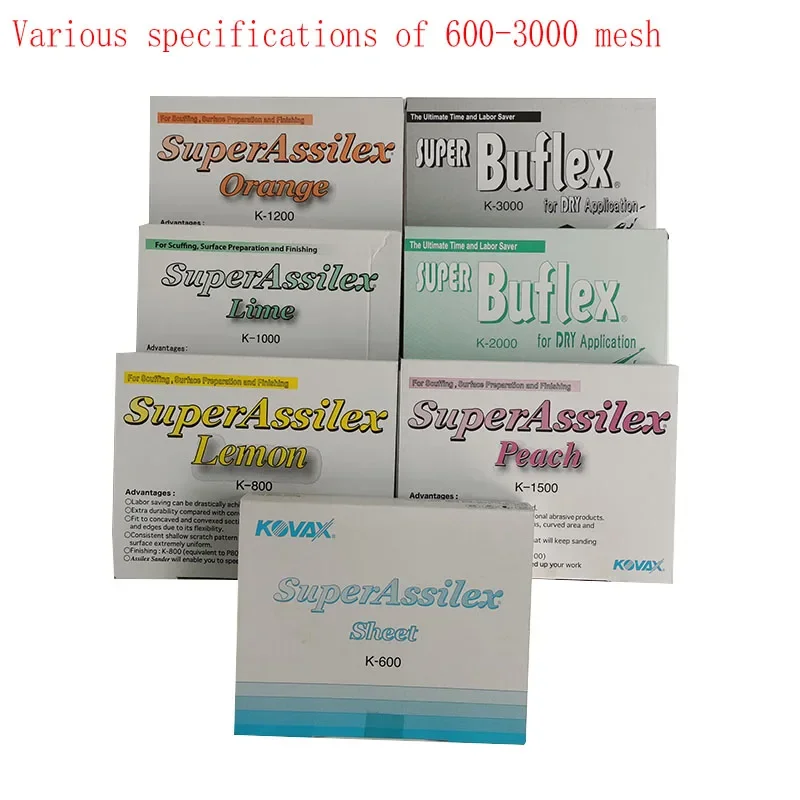 Kovax Square Soft Soft Mlet Self-útulný brúsny papier na farb