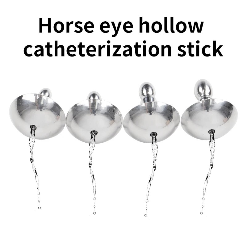 Kovová uretrálna zátka Samec Penis Horse Eye Expansion Masturbdation Dilator Dilator Dilator Ditor Shower Dutinu Katéter Stimulátor sexuálne hračky