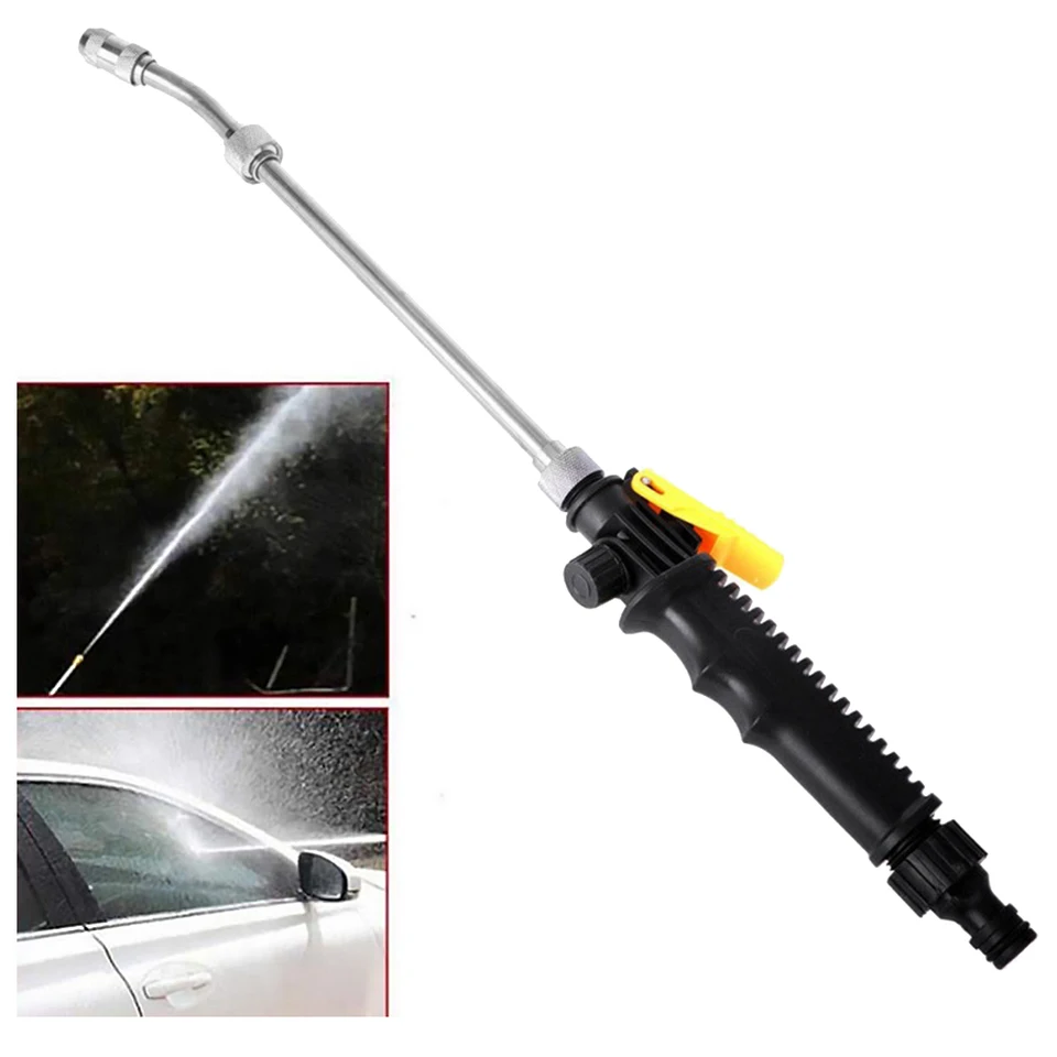 Kovová voda Vysokotlakový elektrický automobil Spray Spray Záhradná voda Jet Hose Wand Trys postrekovač umývanie Čistiaci nástroj
