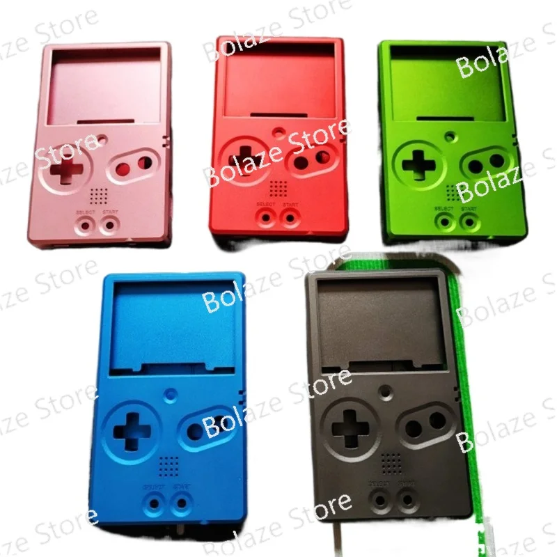 Kovová škrupina pre Gameboy Advance SP Shell výmena za GBA SP Game Console Universal Cysing- Rovná doska Konverzia