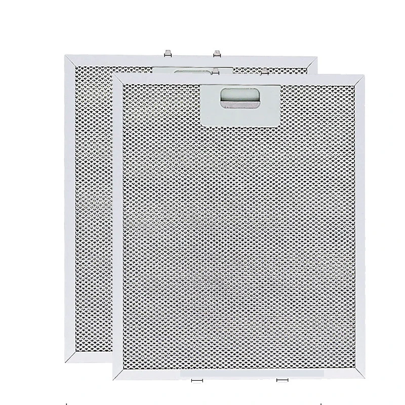 Kovové filtre kovového sieťového filtra kovového sieťového filtra 320x260 mm Kuchyne k kapucne olejový filtračný rozsah makiny mastnoty proti olejovému-kaponu časť