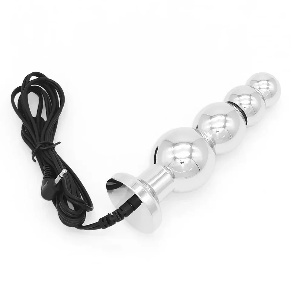 Kovové korálky análny plug dildo prostata Massager sexuálne hračky pre mužov Dámske dám