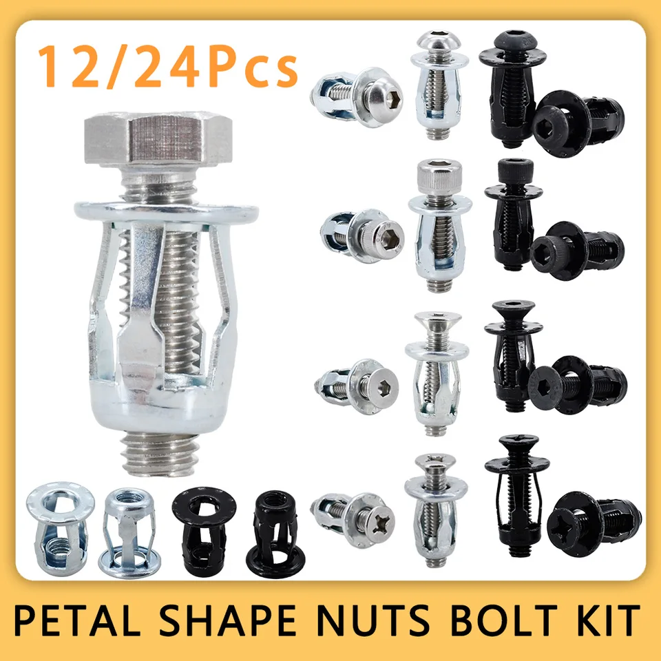 Kovové matice s kovovými nitmi na okvetný okvetný okvetný lístok M4 m6 m8 m8 Molly Jack Matica Hex Hex Expansion skrutka Škruta Škrupina Škrupina Panel Clamp Lock Rivetnut