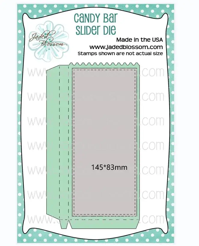 Kovové rezanie zomiera cukrovinky Slider Fold Mold Card Scrapbook papierový remeselný nôž čepeľ Punch Stencils