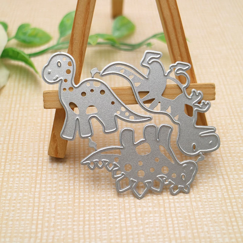 Kovové rezanie zomiera dinosaury Jurské obdobie DIY Scrapbooking Photo album dekoratívna manuála výrobná reliéfne papierové karty