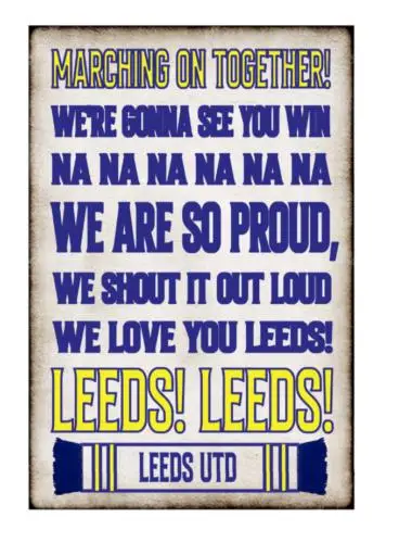 Kovové značky Leeds utd futbal Mancave bar pub