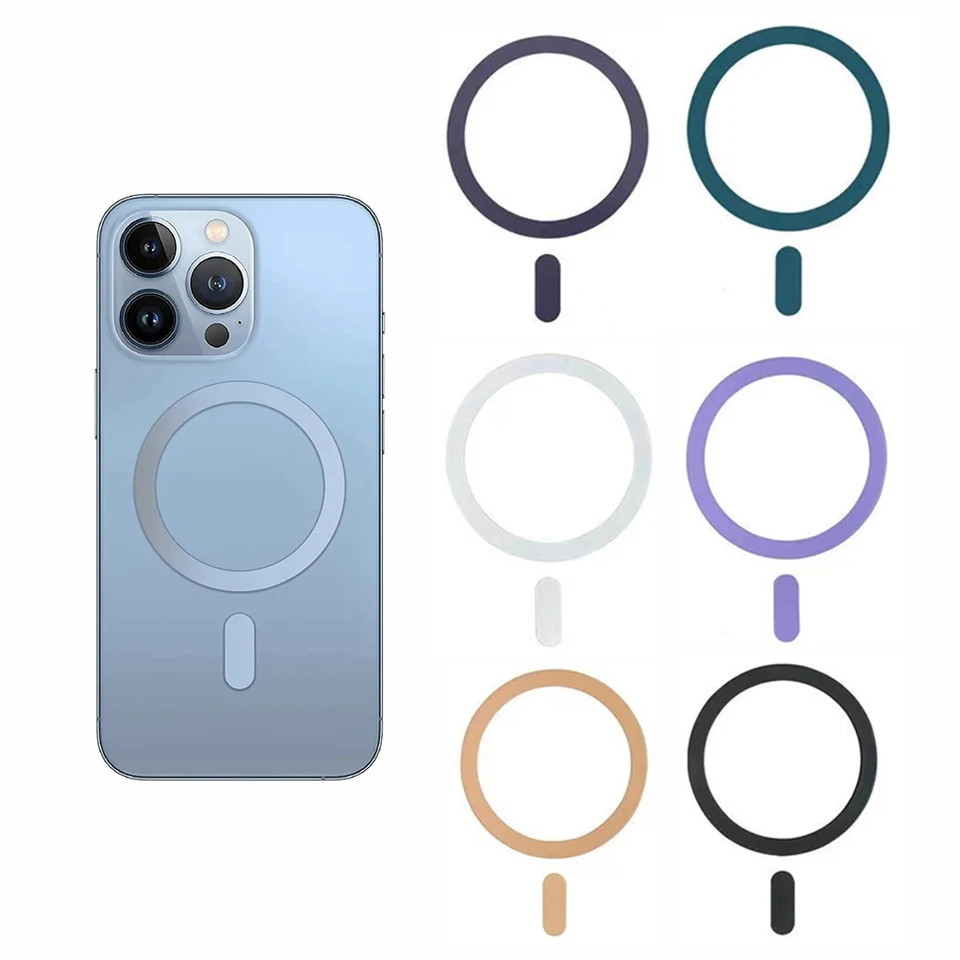 Kovový doskový krúžok pre magnetickú podpelnú nálepku Magsafe Ring Universal Wireless Mobile List pre iPhone 15Pro Xiaomi