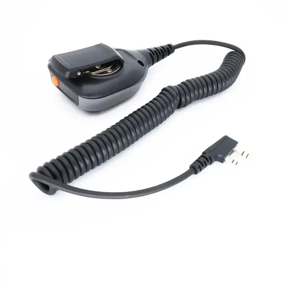 Kovový panel typu 2 Pin K Ptt Diaľkový mikrofónový ručný vodotesný reproduktor pre Baofeng UV-5R 888S UV-82 UV-S9 Kwewood Tyt Radio