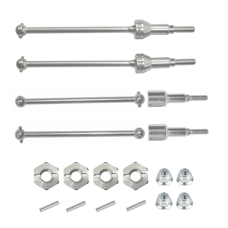 Kovový predný a zadný hnací hriadeľ s 12 mm hexom pre HBX Haiboxing 901 901A 903 903A 905 905A 1/12 RC Časti na vylepšenie automobilu
