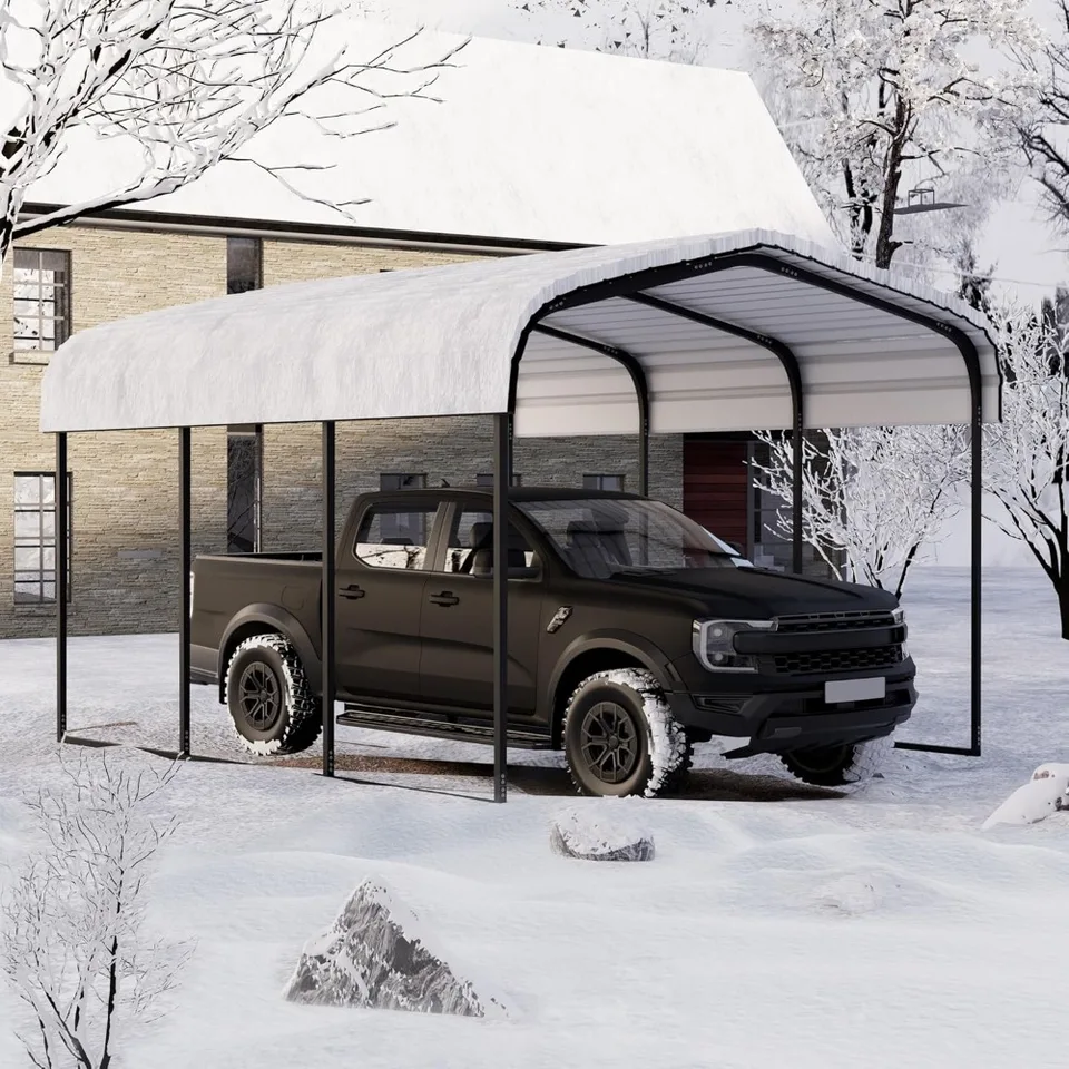 Kovový prístav 10 × 15 automobilových portov, garážové búdy s viacerými použitia