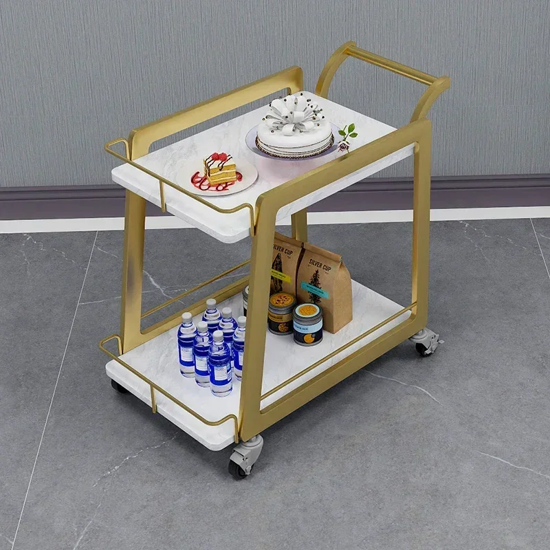 Kozmetický salón Trolley Kozmetické víno nechty Krásny vozík Hliníkový pomocný
