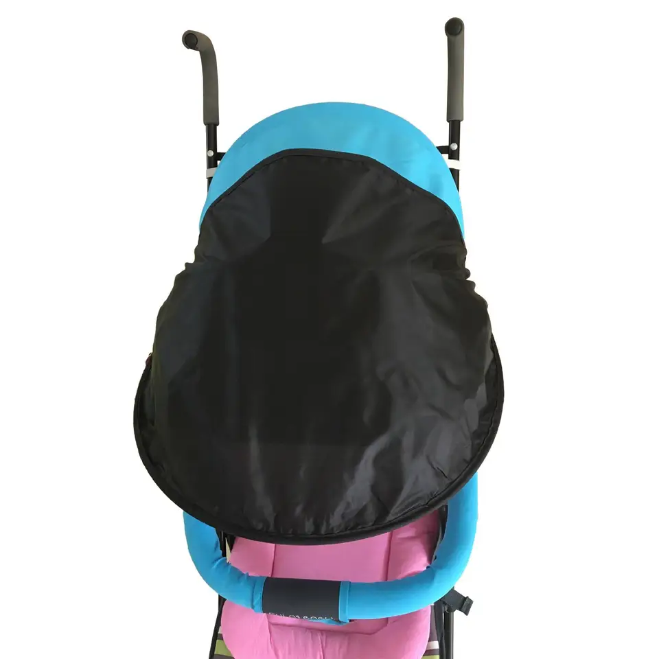 Kočík tieň kočíka odtieňa baldachýnu L 82 cm, W 40 cm prachový kryt na čelnom skle pre