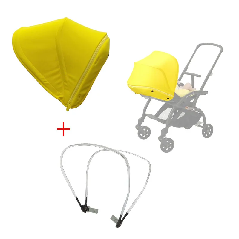 Kočíka Sun Sun Canopy pre Bugaboo Bee3 Bee5 kočík s kočíkmi s kočíkmi textilu alebo Sunshade podporuje tyče