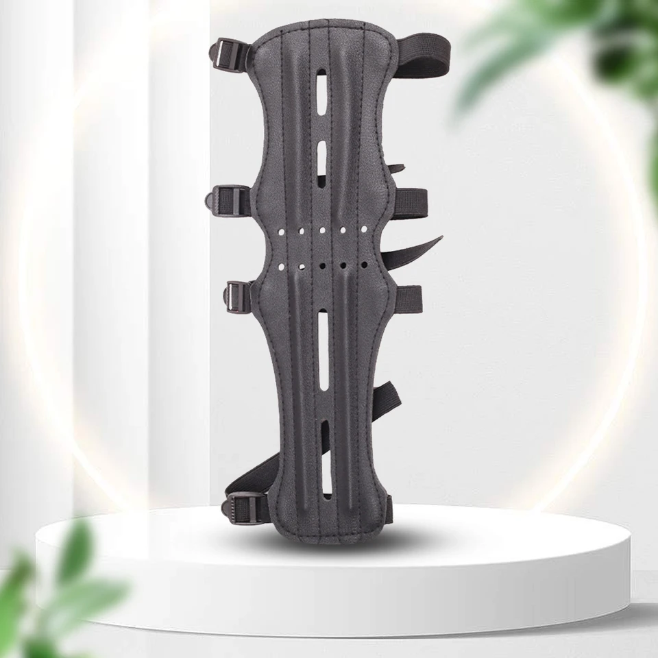 Kožená lukostreľba Arm strážca s natiahnutou kusovou lukostreľbou Armguard Protector Protector Protector Amband Protector pre doplnky na lovy