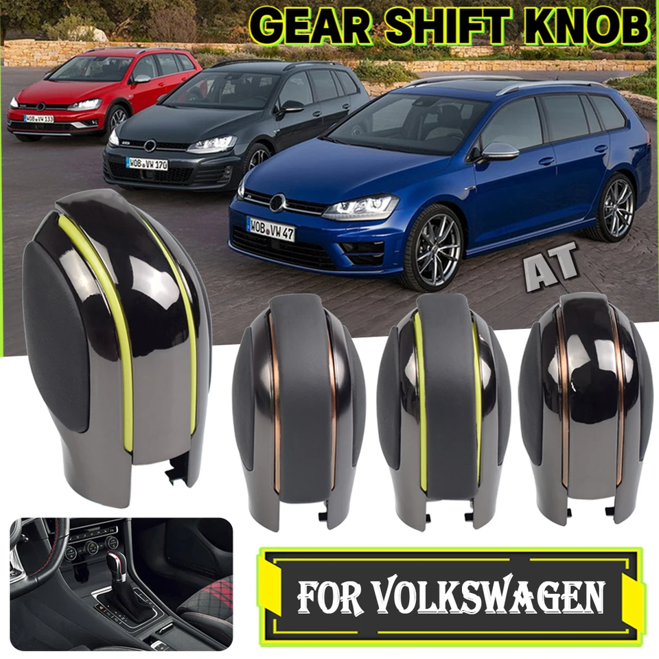 Kožené auto kryt znak Gear Shift Gomb Lever Disfter Handball pre VW Golf 6 7 R GTi Passat B7 CC R20 Jetta MK6 GLI
