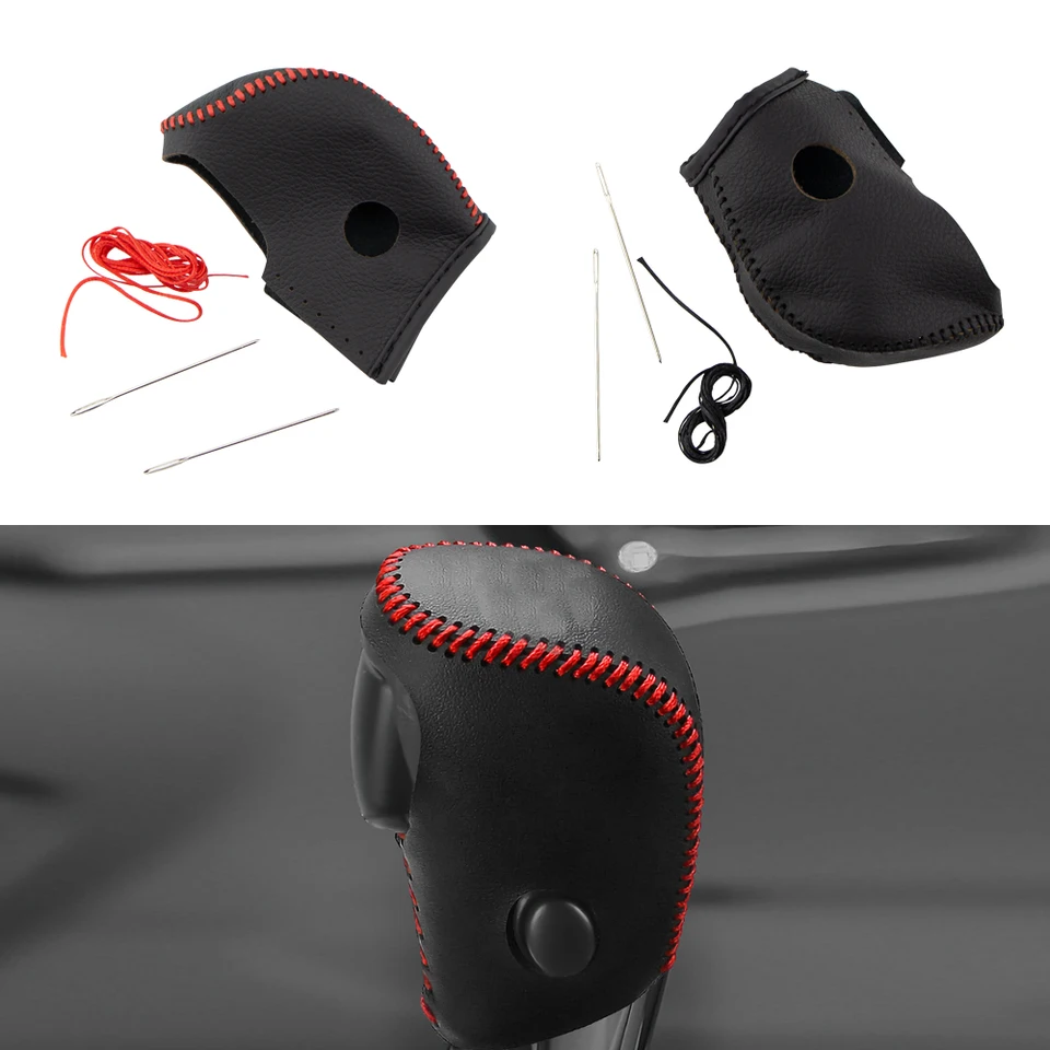 Kožené auto LHD na obojku prevodových kolieškov pre Gear Shift Gomb