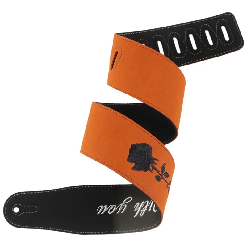 Kožené gitarové remienok Nubuck
