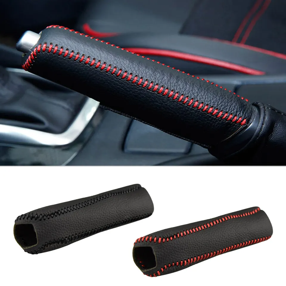 Kožené ozubené kolesá Ručné brzda Automatický interiér pre BMW E46 E39 E92 E90 E60 M5 E36 F30 X5 F10 F20 E30 E61 F03 E65