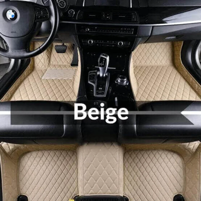 Kožené podlahové rohože pre nový Beetle 1998 2005 Automatické kvapky Centrum príslušenstie