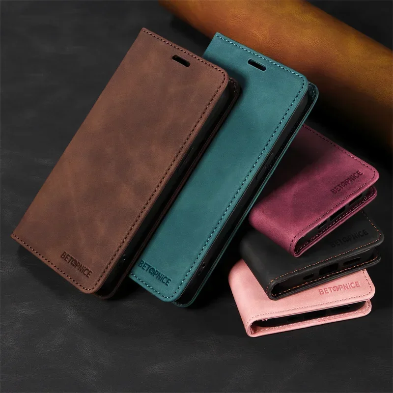 Kožené puzdro pre Infinix Note40 Pro+ Hot 40 Pro 40i 50 50 50i Smart9 Nula40 Flip Magnetic Book Case Yytbn003