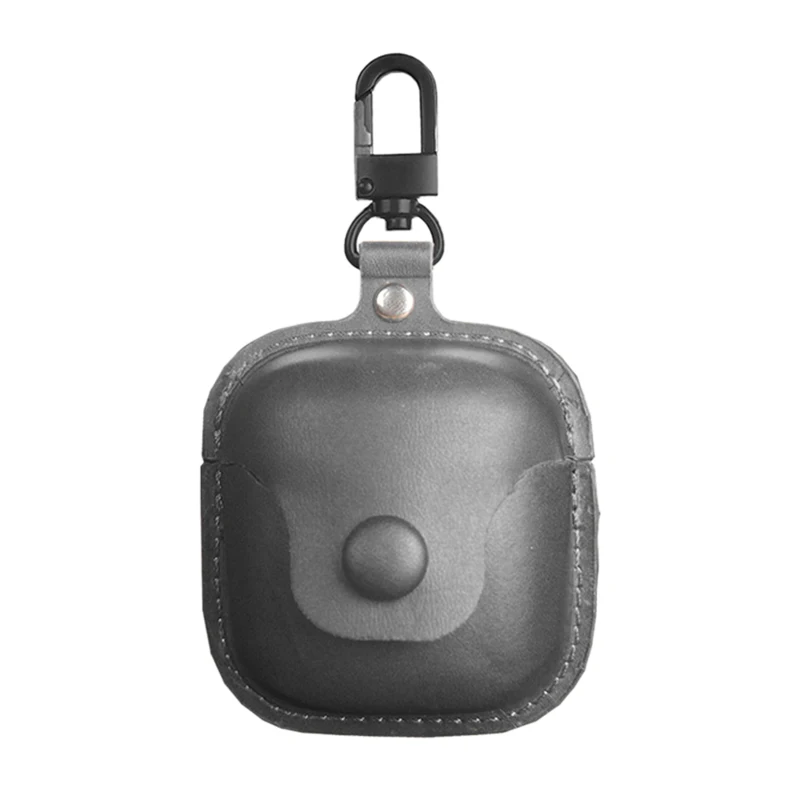 Kožené puzdro pre JBL naladenie 220tws prenosný ochranný kryt s nabíjacou krabičkou Keychain Bluetooth Black Black