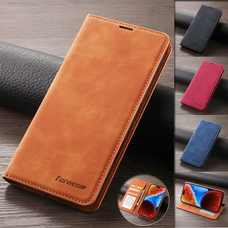 Kožené retro peňaženky pre kliešťové puzdro pre Samsung Galaxy A35 A55 A05 A15 A05S A25 5G 2024 A356 A356 ETUI PLANOVÝ KRYT MAGNETICKÉHO HASP CART CARD Slot