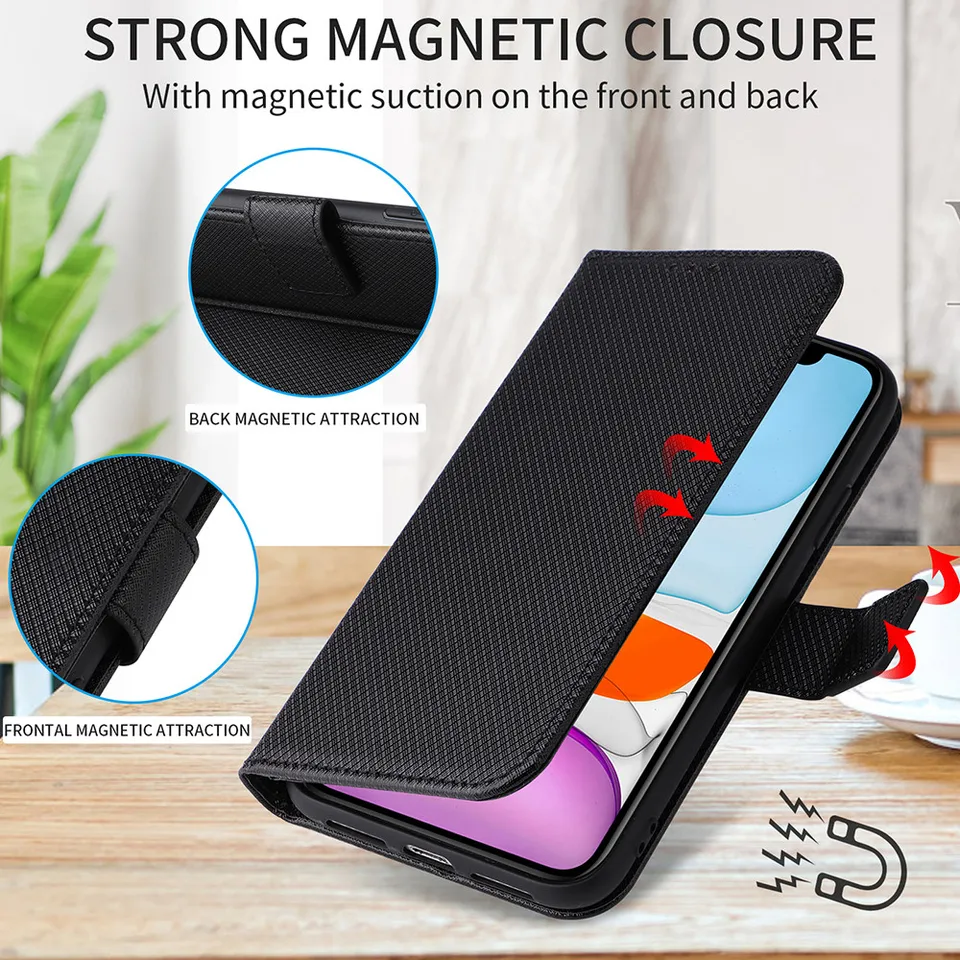 Kožený obal na ochranu puzdra pre BlackView A100 Flip Stand Cover for Blackview A100 A 100 Wallet Card Stand Coque Coque