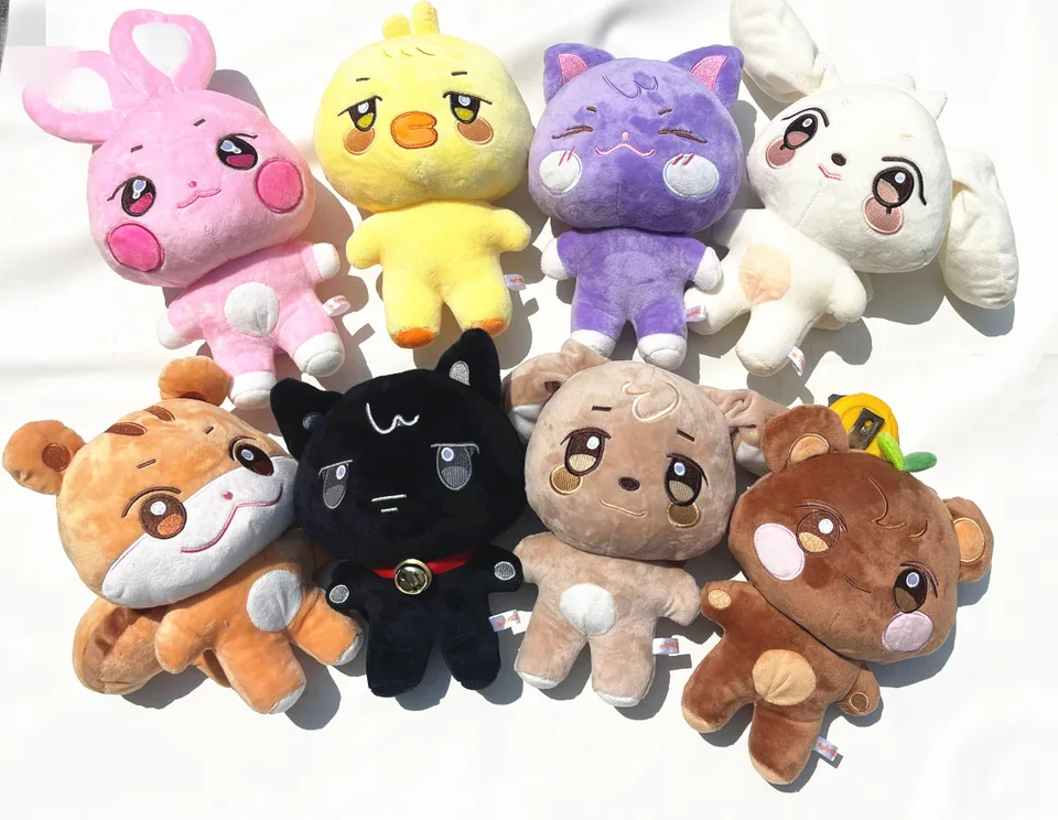 KPOP Ateez Aniteez plyšový kawaii karikatúra plnené zvieratá Dojky roztomilé plnené hračky Domáce dekorácie darčeky
