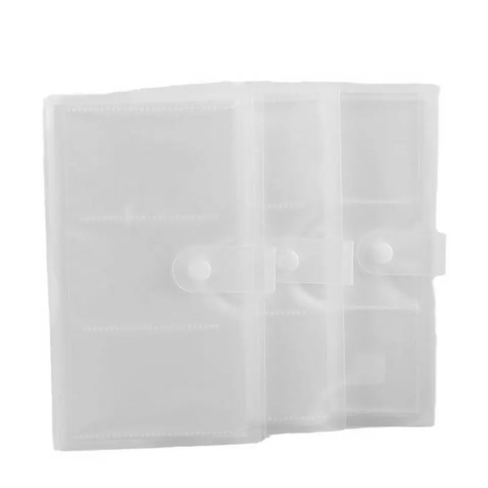 KPOP CLEAR Photo album Photocard Binder Cards Cards Zhromažďovanie knihy Prenosný PP Plast Material Train Vstupenky Film Storage