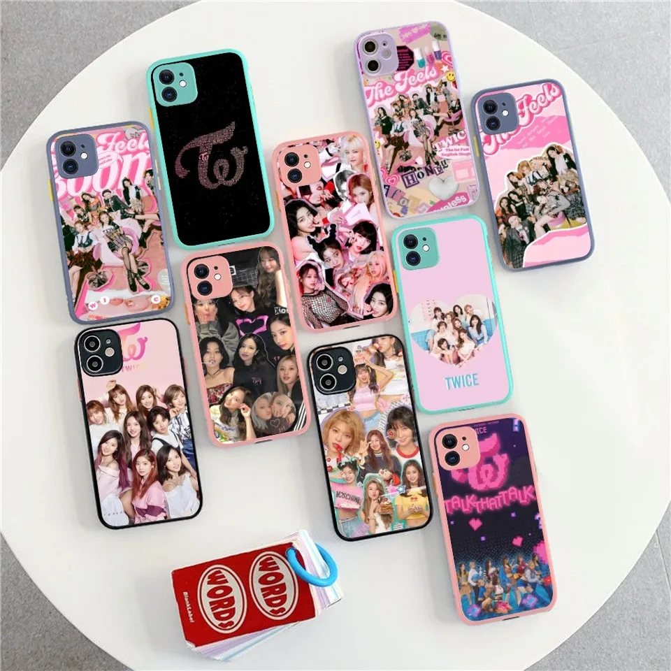 KPOP GIRL T-TWIXS CUSHION CRUSHION pre iPhone 14 x xr xs 7 8 plus 11 12 13 Pro Max