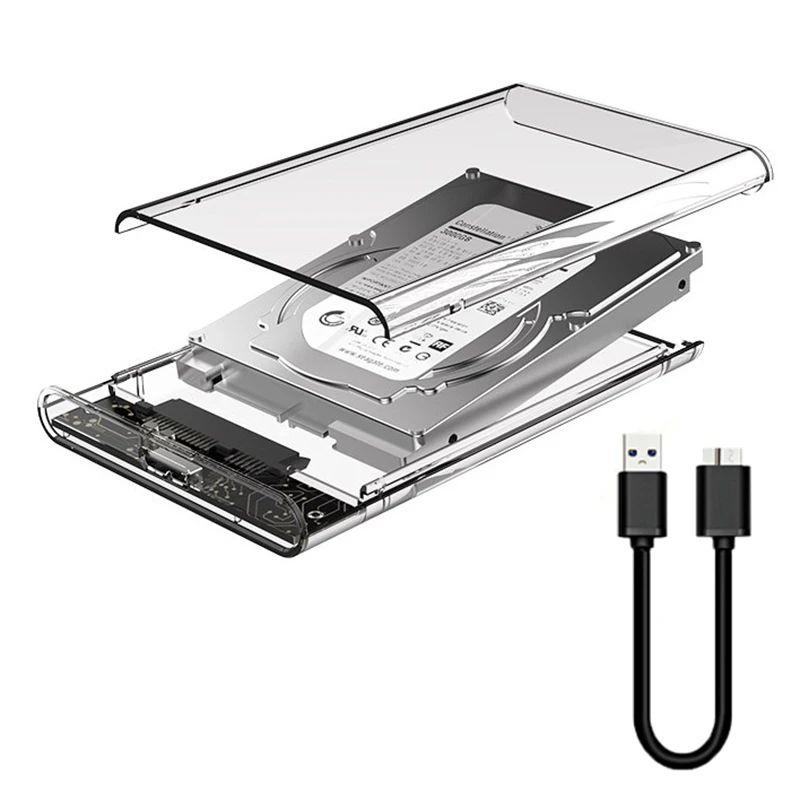 Krabičky pevného disku USB 3.0 Typ C 3.1 až SATA III Tvrdý disk 2,5 palca HDD SSD SHELL External Controlt Disk Disk Disk Disk Box