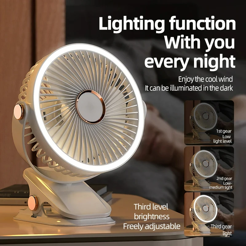Kreativita kempingového ventilátora Nabíjateľná stolná plocha prenosný vzduchový obeh