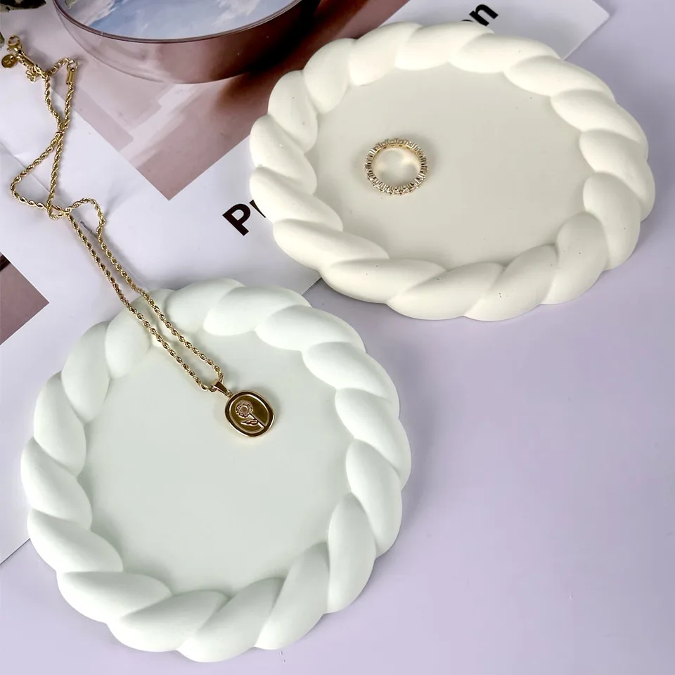 Kreativita oválne skladovacie zásobníky Silikónová forma DIY ručne vyrábaná omietka epoxidová živica betónové šperky