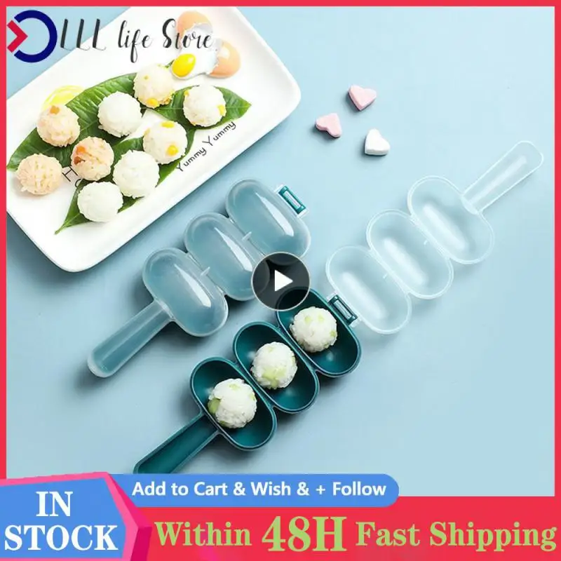 Kreativita ryžové guľôčkové formy Sushi Molker Maker Sushi Maker ryžová forma pre detskú ryžovú výrobu 6,89*2,76*1,18 