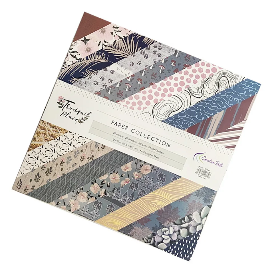 Kreatívna cesta 12 -palcový scrapbooking papier 20 listov pre remeselné pozadie dekoratívne vzorové materiály dizajnér balenie DIY 305x305mm