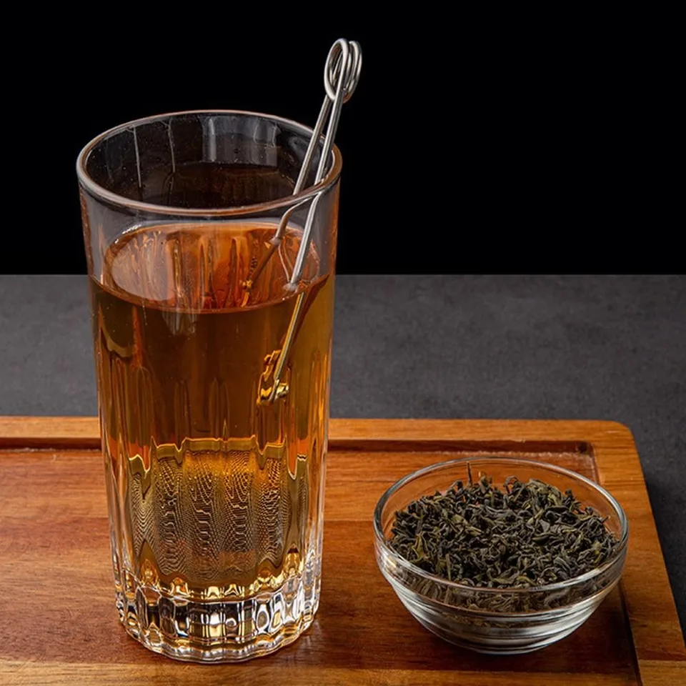 Kreatívna rukoväť Čajový infuser exptolii čajový vrecko Difúzor kávový filter Čunky čajky z nehrdzavejúcej ocele Tea guľa