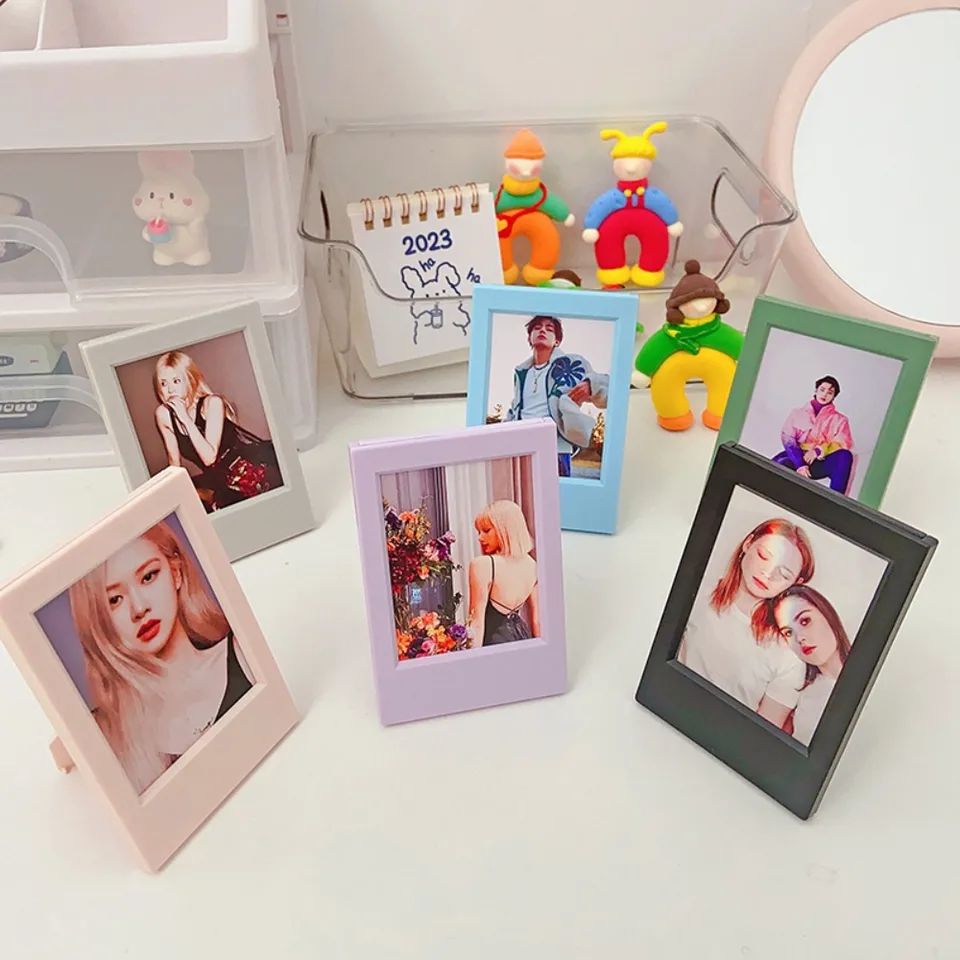 Kreatívne 3 palce Place Fotografie Easy použiteľné klasické domáce dekorácie polaroidová stolová dekorácia držiaka fotka Photo Ráme držiaka fotografií