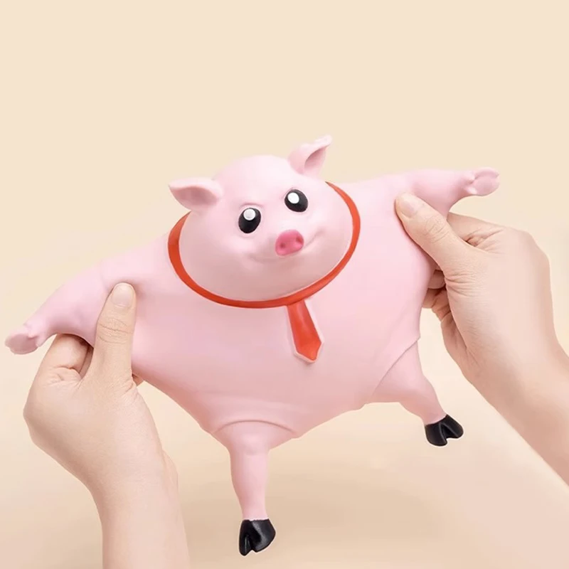 Kreatívne nové ružové ošípané dekompresné dekompresné hračky roztomilé stlačenie zvieracie zviera malé ošípané štipky fidget hračky