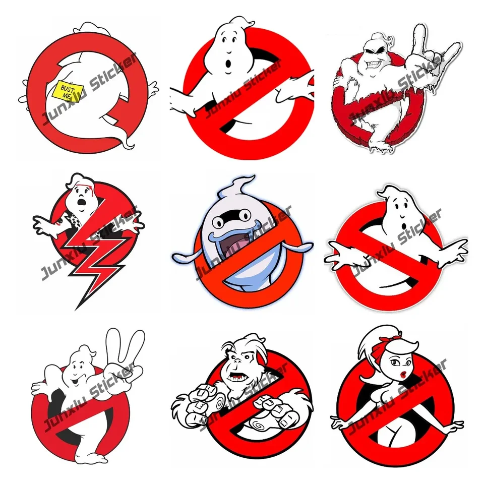 Kreatívne nálepky Ghostbusters farebné nálepky na nálepku vozidla vodotesné príslušenstvo pre autá Decorácie vinylové obalové lepidlo Sticker kk10cm