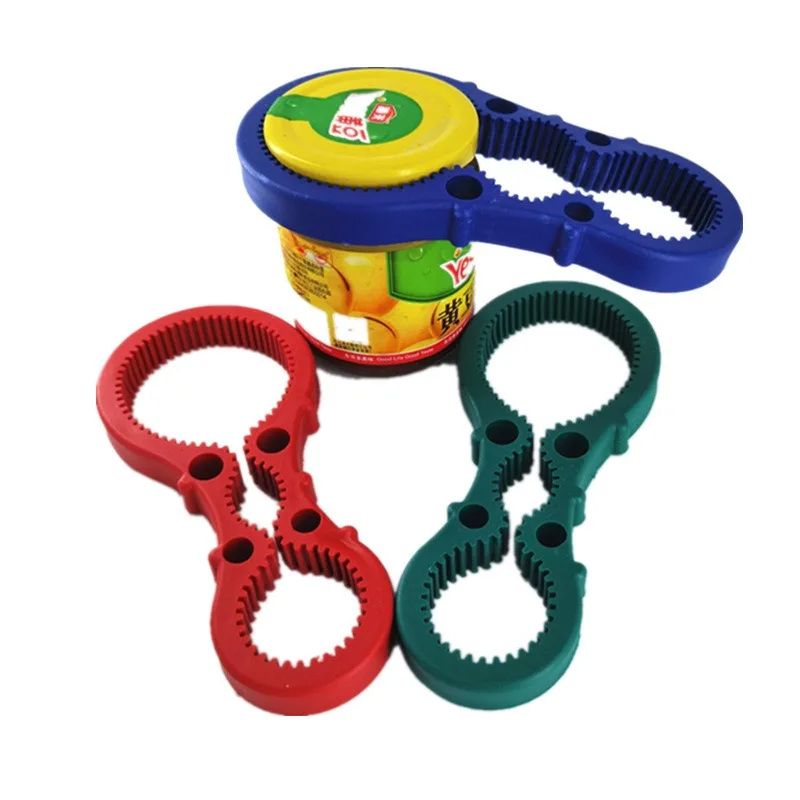 Kreatívne otvárače gumových nádob na viacúčelové jablky na fľaši Twister Twister Twister Opener pre fľaše s sóda