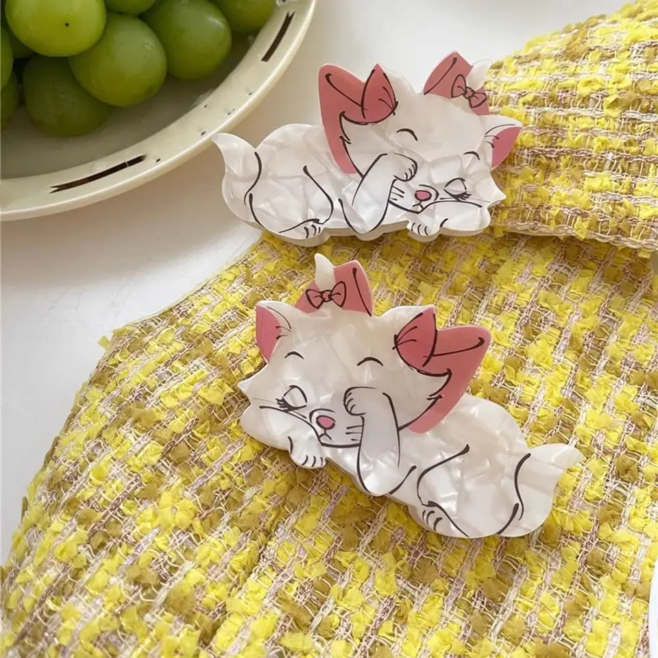 Kreatívny acetát psie vlasy Claw Cat Cartoon Acetate Shark Clip clip