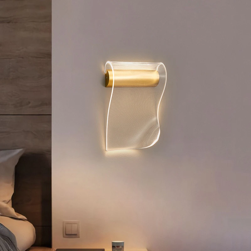 Kreatívny dizajn LED stena lampa pre spál