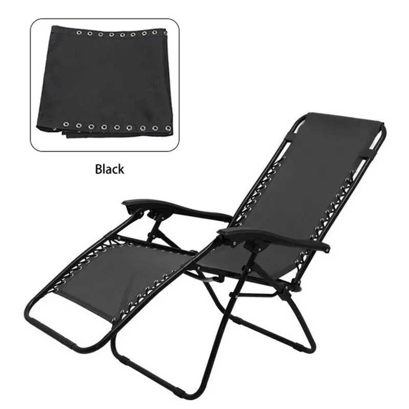 Kreslá handrička priedušná trvanlivá stolička Lounger Náhradná tkanina Cover Lounger vankúš na vyvýšenú posteľ pre záhradnú pláž