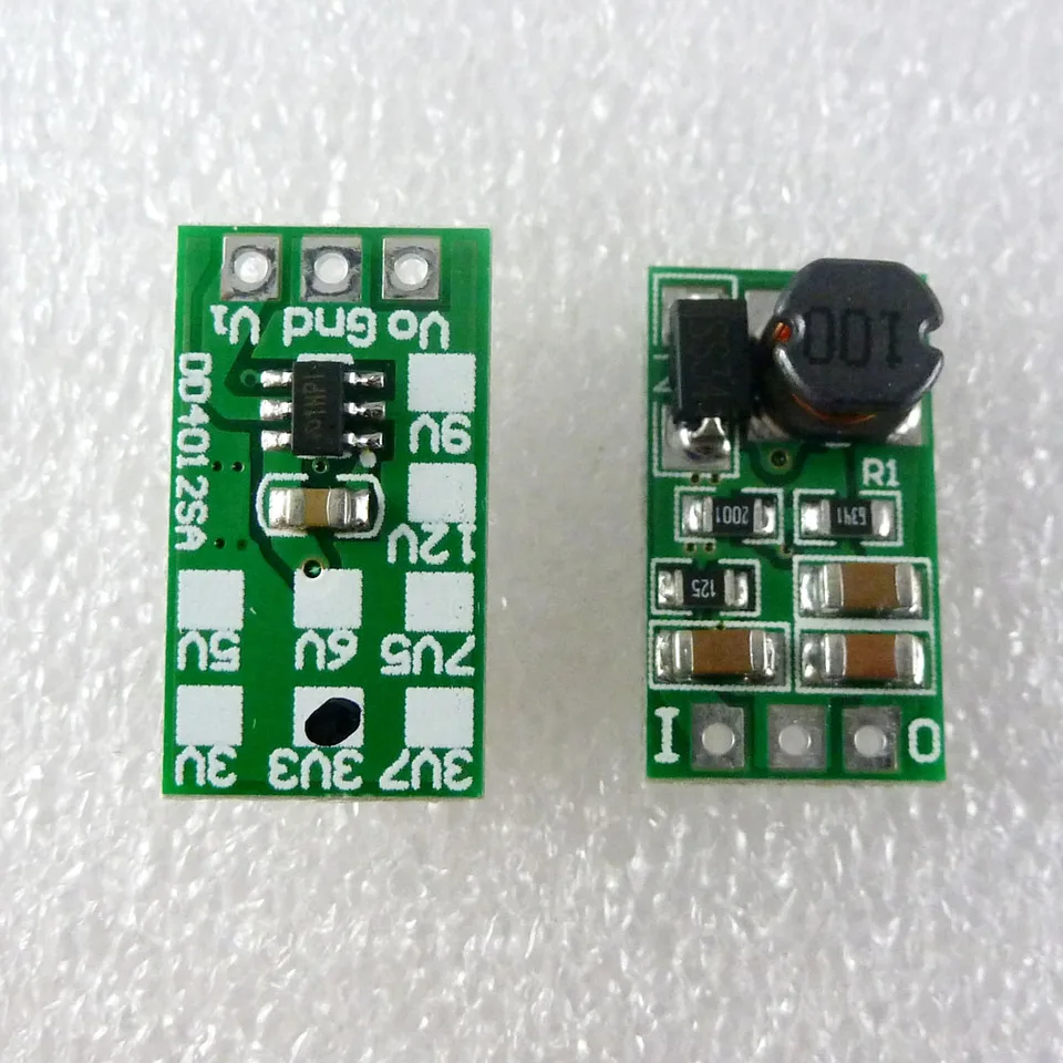 Krok-nadol DC-DC Converte napájací zdroj 10 ks 5v 6v 9v 12v až 3,3 V DCDD4012SB_3V3 pre CC2530 ZIGBEE CC1101 bezdrôtový modul