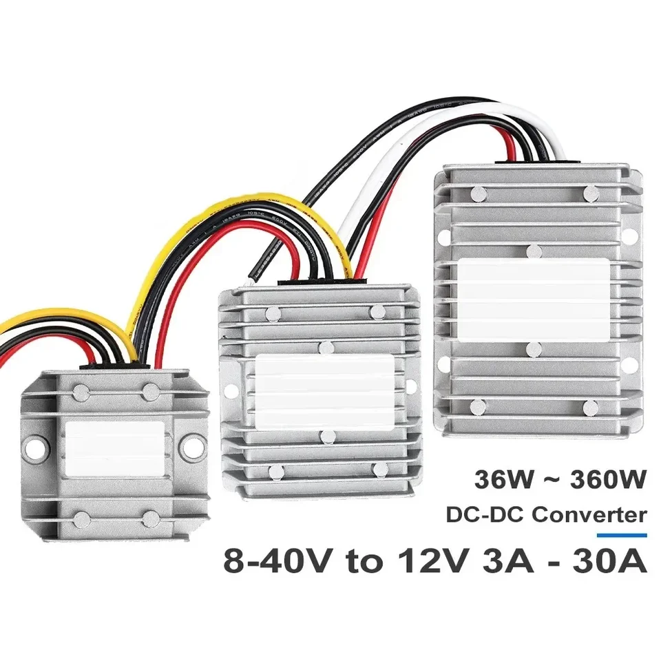 Krok nahor/nadol DC DC Power Converter 8-40V na 12 V 30a 20a 15a 1a 25a 10a 6a 3a CAR 12 Volt Buck Boost Regulator Regulator Stabilizátor